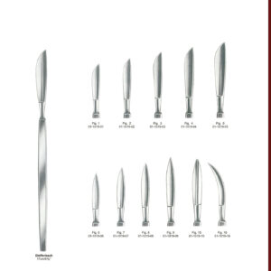 Dissecting Knives 1019-01 to 1019-09 15 16