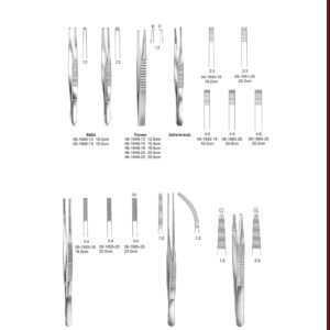 FORCEPS Tissue Forceps Chirurgische Pinzetten Pinzas de diseccion con dientes EN DE ES २०