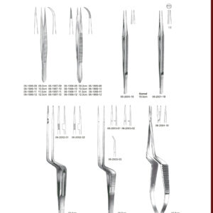 EN DE ES FORCEPS Tissue and Micro Forceps, Fine Pattern Chirurgische und Mikro-Pinzetten, feine modelle