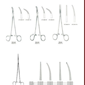 Artery Forceps Arterienklemmen Pinzas hemostaticas EN DE ES