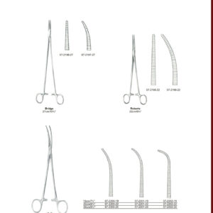 EN DE Artery Forceps Arterienklemmen. ES Pinzas hemostaticas