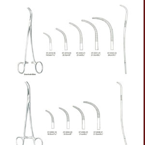 Artery Forceps Arterienklemmen Pinzas hemostaticas. EN DE ES