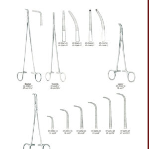Artery Forceps EN Arterienklemmen DE Pinzas hemostaticas ES
