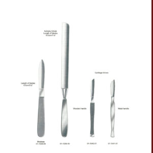 EN DE ES  Dissecting Knives Anatomische Skalpelle Bisturies para disección anatómica