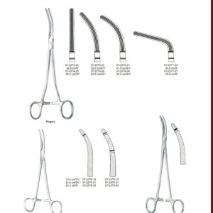 Artery Forceps Arterienklemmen Pinzas hemostaticas. EN DE ES