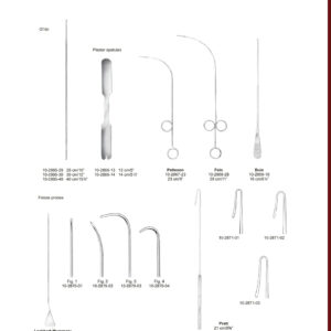 PROBES, APPLICATOR es, Plaster Spatulas, Cotton Applicators, Fistula Probes EN २० Sonden, Watterträger DE Estiletes, Porta-algodones ES
