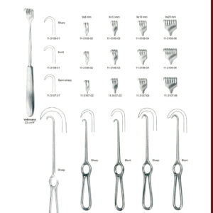 RETRACTORS ९० Retractors EN Wundhaken DE