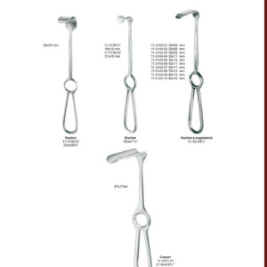 RETRACTORS 38x20 mm 11-3139-01 19x12 mm 11-3139-02 21x15 mm Retractors EN Wundhaken DE Separadores ES