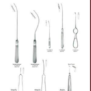 RETRACTORS Sanders-Brown 11-3236-30 30cm/12" Kelsey-Fry 11-3241-15 15cm/6" Retractors EN Wundhaken DE Separadores ES