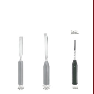 EN DE ES  Bone Chisels and Gauges Meißel und Osteotome Cinceles y Gubias para huesos