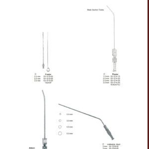 EN Suction Tubes DE ES Saugrohre TRACOS, VACCINATION Tubos de aspiración