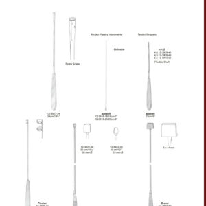 EN DE ES  Tendon Seizing Instruments Sehnenfaßinstrumente Instrumentos para coger tendones