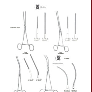 EN DE ES Atrauma Cardiovascular Forceps Atrauma cardiovascular-klemmen Atrauma pinzas-clamps cardiovasculares