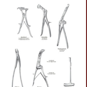 Rib Shears, Sternum Scissors and Sternum Chisels Rippenscheren, Sternumschere, Sternummeißel Costótomos, Tijera de esternón, cincel de esternon EN -DE ES २०