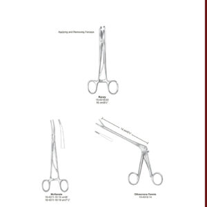 Clips and applying forceps DE ES Clips und anlegezangen Grapas y pinzas aplicadoras