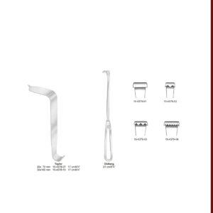 EN DE ES  Nerve Root Retractors Nervwurzelhaken Separadores de raiz de nervios