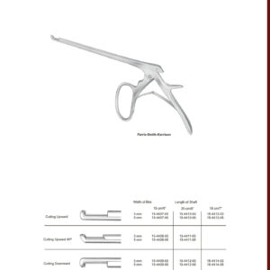 Intervertebral Disc Rongeurs Bandscheibenstanzen EN DE  Pinzas cortantes para discos intervertebrales ES
