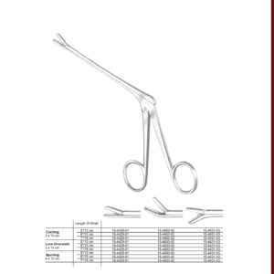 EN Laminectomy Rongeurs DE Laminektomie-Zangen ES Pinzas cortantes para laminectomia