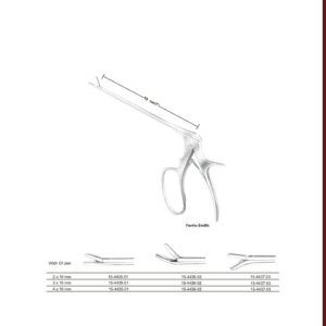 EN Laminectomy Rongeurs DE Laminektomie-Zangen ES Pinzas cortantes para laminectomia