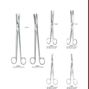 EN DE  ES Gynecological Scissors Gynäkologische Scheren Tijeras para ginecología