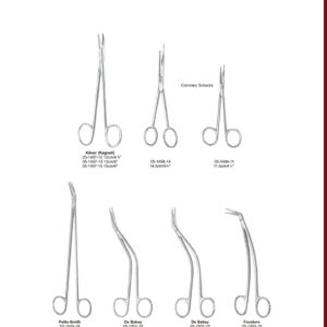 Dissecting, Vascular Scissors Präparierscheren, Gefäßscheren