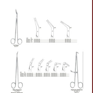 Vascular Scissors EN Gefäßscheren DE Tijeras vasculares ES
