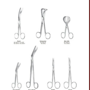 EN Umbilical, Episiotomy Scissors DE ES Nabelschnur Scheren, Episiotomie Scheren Tijeras umbilicales, Tijeras para episiotomia