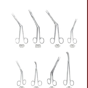 Nasal Scissors Nasenscheren Tijeras para nasales. EN DE ES