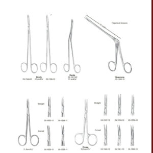 Dissecting, Trigeminal, Fine Scissors Präparierscheren, Feine chirurgische Scheren Tijeras para preparaciones, Tijeras finas para cirugia
