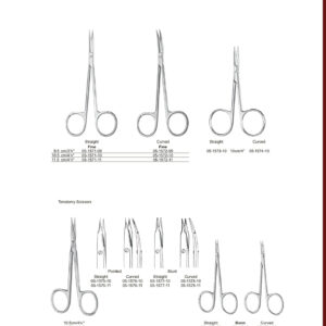 EN Eye Scissors DE ES  Augen Scheren Tijeras ojo