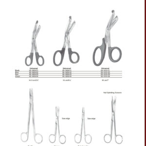 Bandage and Wire Cutting Scissors Bandage und Wire Schneidescheren Vendaje y tijeras de corte de alambre EN DE ES