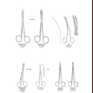 EN Gum Scissors २०  DE Gum Schere  ES Tijeras de las encias.