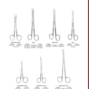 EN Dissecting Scissors DE Präparierscheren