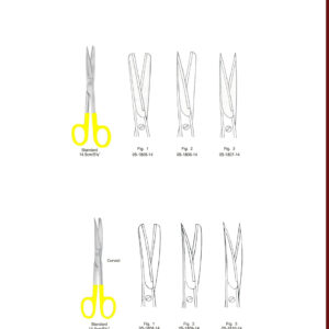 EN Operating Scissors DE Chirurgische Scheren ES Tijeras para cirugia