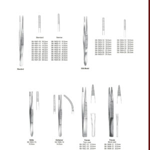 EN Dressing Forceps DE FORCEPS ES 95 Standard Standard Anatomische Pinzetten Pinzas de diseccion Narrow